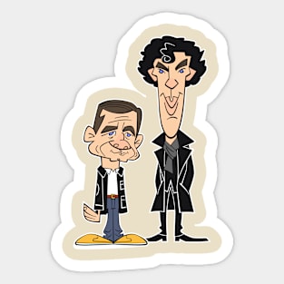 Sherlock & John Sticker